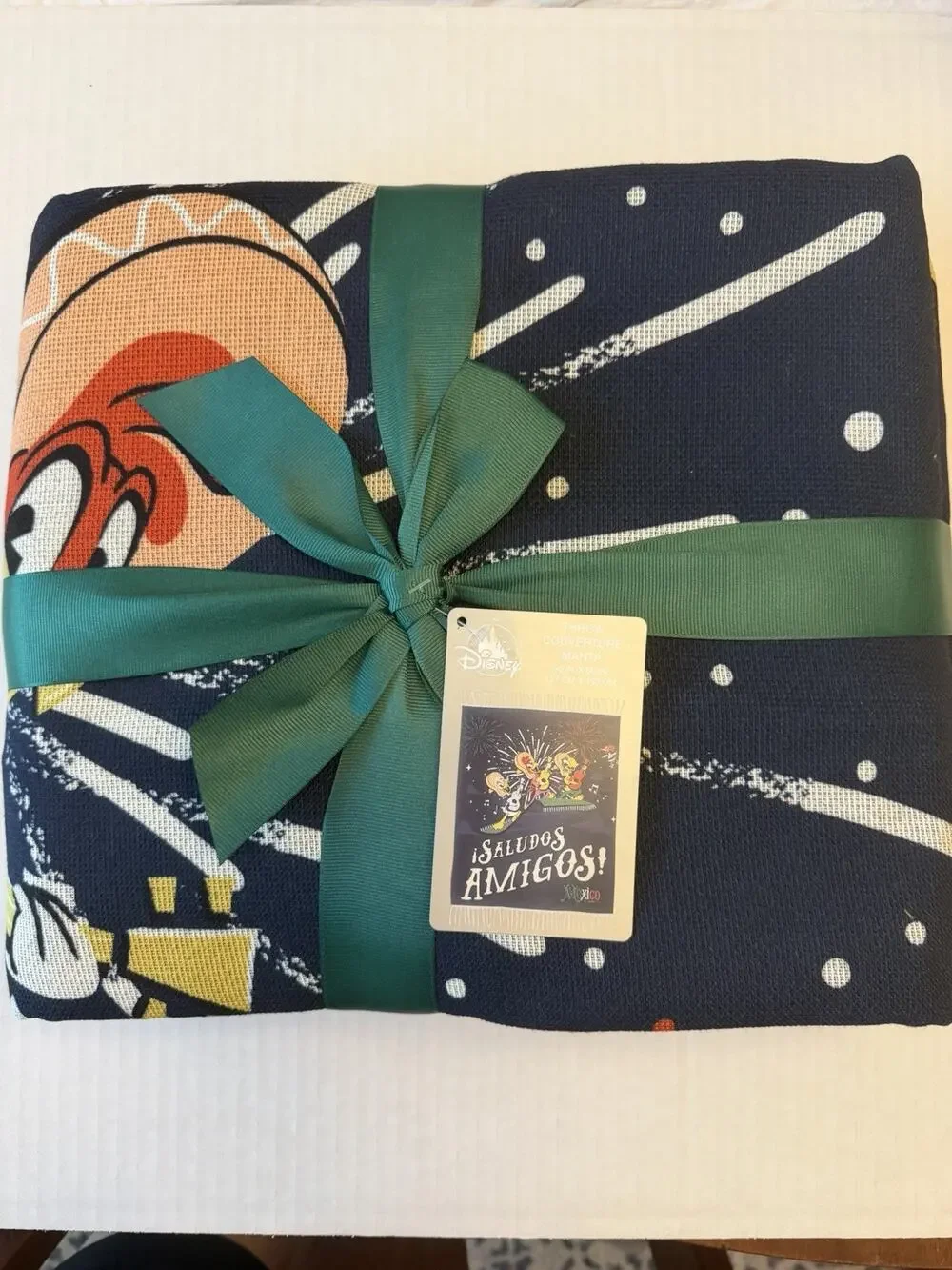 Disney Parks Three Caballeros Saludos Amigos Throw Blanket 50 x 60 in